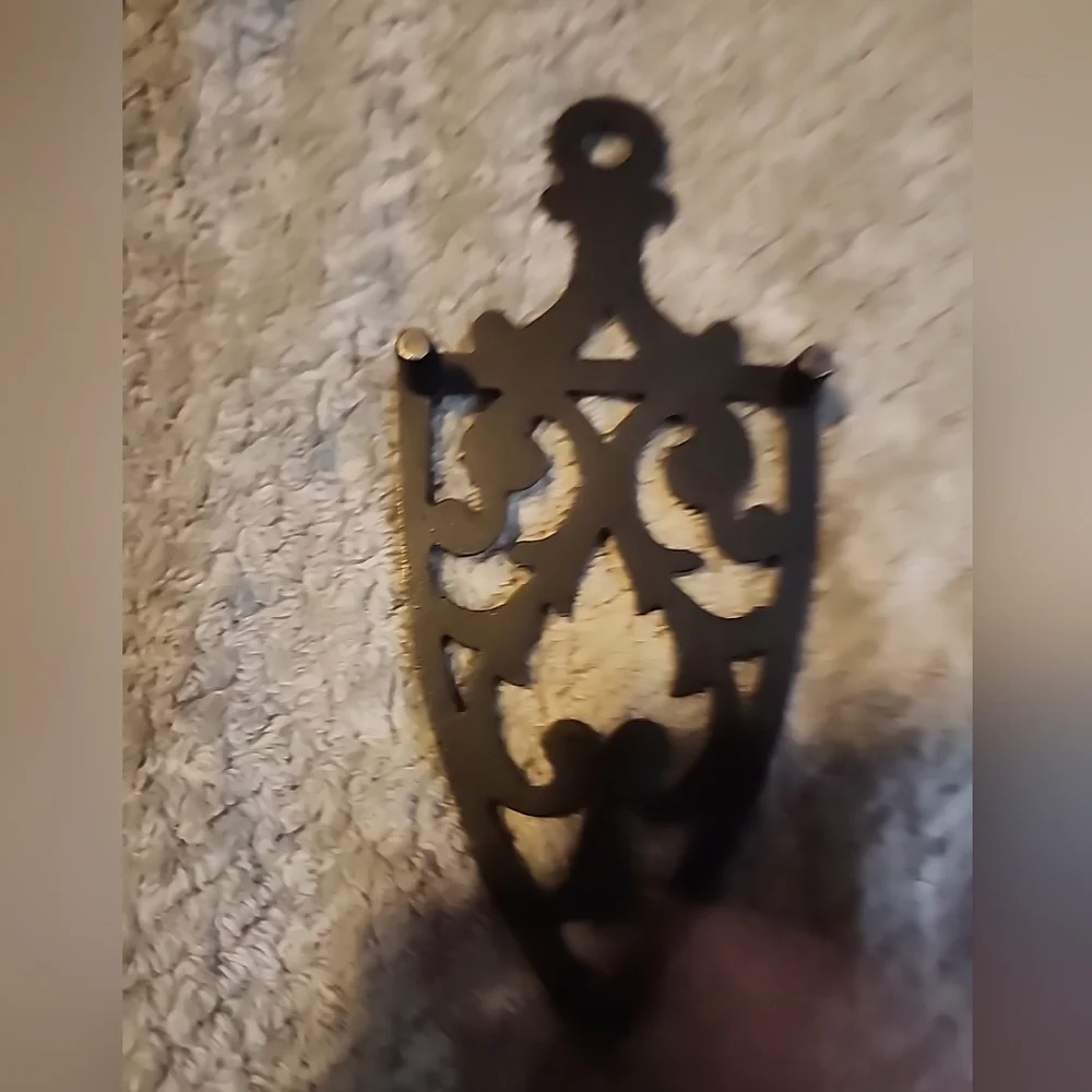 Elegant Vintage Cast Iron Trivet